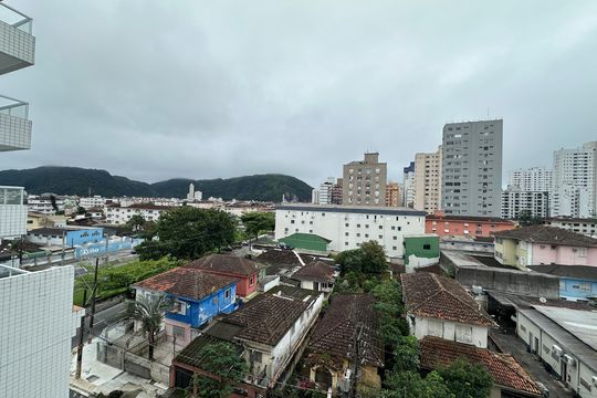 Vista da Sala de apartamento para alugar com 4 quartos, 150m² em Centro, São Vicente