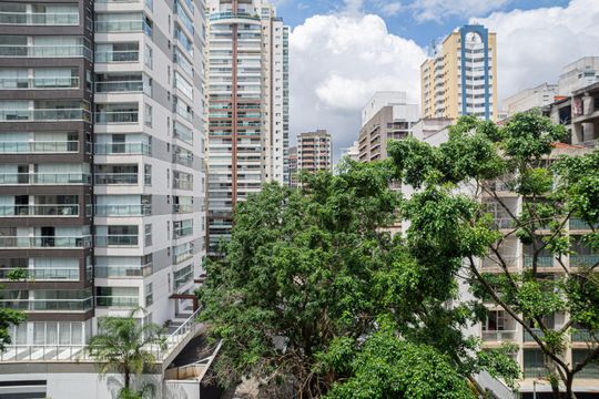 Vista do Quarto de apartamento à venda com 1 quarto, 32m² em Consolação, São Paulo