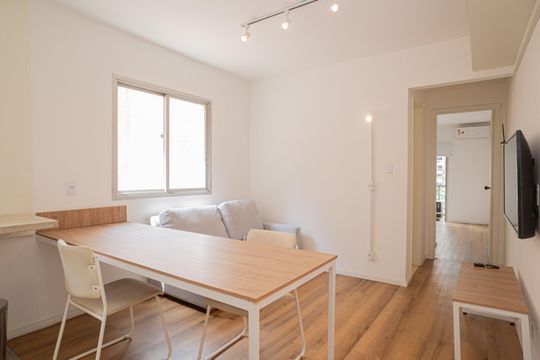 Sala de apartamento à venda com 1 quarto, 32m² em Consolação, São Paulo