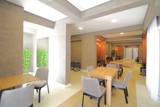Salão de festas de apartamento para alugar com 2 quartos, 43m² em Vila Isa, São Paulo