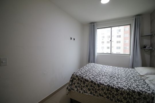 Quarto 1 de apartamento para alugar com 1 quarto, 38m² em Barra Olímpica, Rio de Janeiro