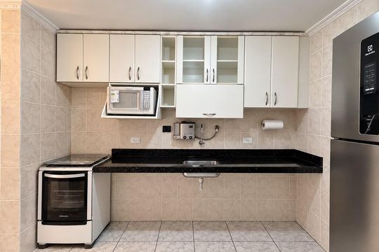 Cozinha de apartamento à venda com 2 quartos, 55m² em Bandeiras, Osasco