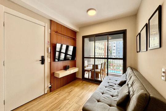 Apartamento para alugar com 1 quarto, 34m² em Cerqueira César, São Paulo