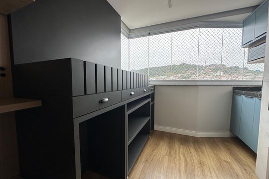Área comum - Churrasqueira de apartamento para alugar com 2 quartos, 75m² em Fazenda Santo Antônio, São José