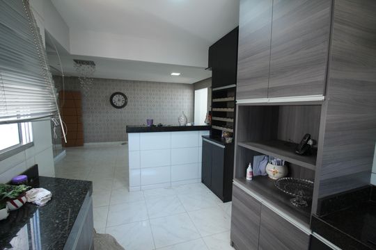 Cozinha de apartamento à venda com 3 quartos, 207m² em Riacho das Pedras, Contagem