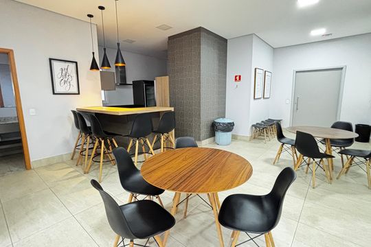 Salão de Festas de apartamento à venda com 4 quartos, 140m² em Jardim, Santo André