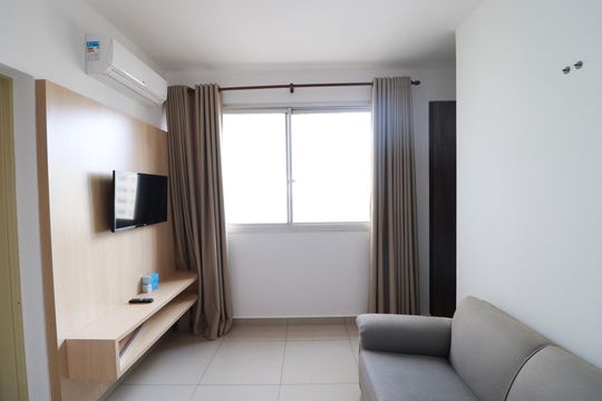 Sala de apartamento para alugar com 1 quarto, 40m² em Centro, Ribeirão Preto