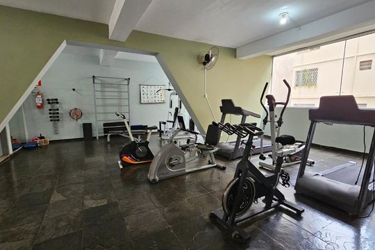 Academia de apartamento à venda com 3 quartos, 80m² em Funcionários, Belo Horizonte
