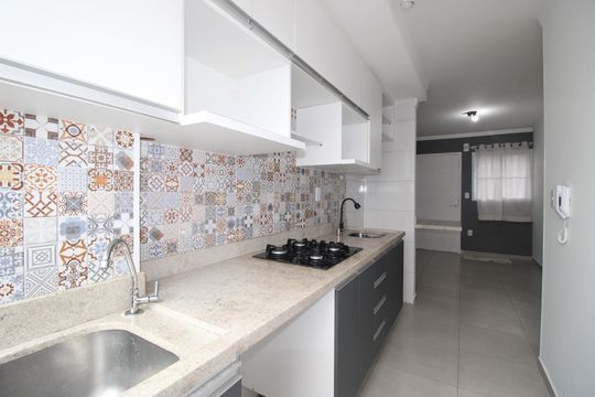 Cozinha de casa de condomínio à venda com 2 quartos, 46m² em Itaquera, São Paulo