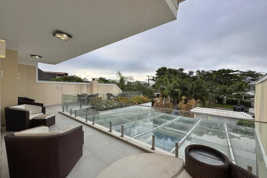 Suíte 2 - Varanda de casa de condomínio para alugar com 6 quartos, 382m² em Barra da Tijuca, Rio de Janeiro