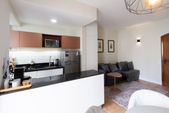 Sala de apartamento para alugar com 1 quarto, 50m² em Vila Uberabinha, São Paulo