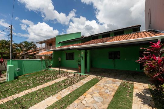 FACHADA DO IMÓVEL de casa de condomínio para alugar com 3 quartos, 140m² em Conjunto Habitacional Vila Santana (sousas), Campinas