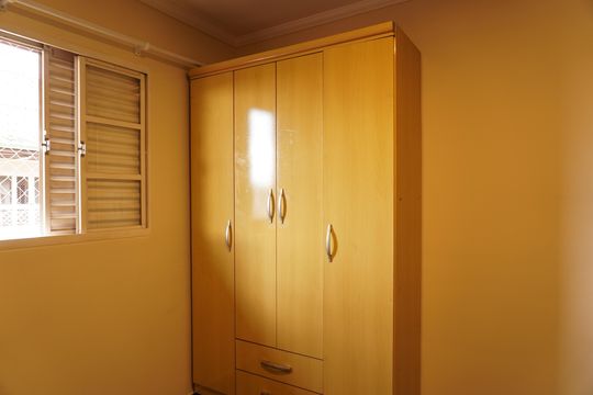 Quarto Suíte 1 de apartamento para alugar com 2 quartos, 75m² em Jardim Bethania, São Carlos