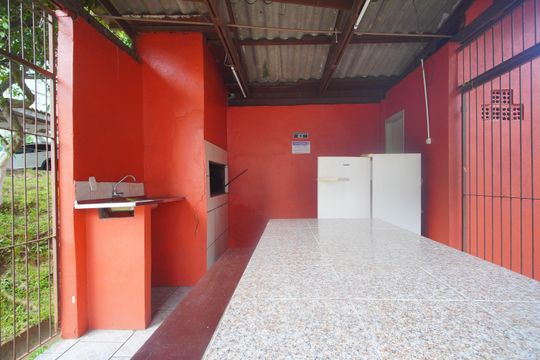 Área comum - Churrasqueira de apartamento à venda com 2 quartos, 48m² em Canudos, Novo Hamburgo