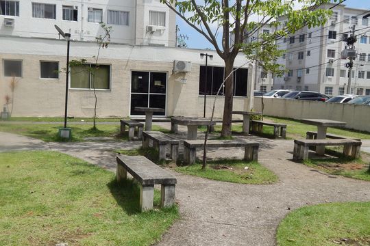 Área comum - Salão de festas de apartamento para alugar com 2 quartos, 41m² em Campo Grande, Rio de Janeiro