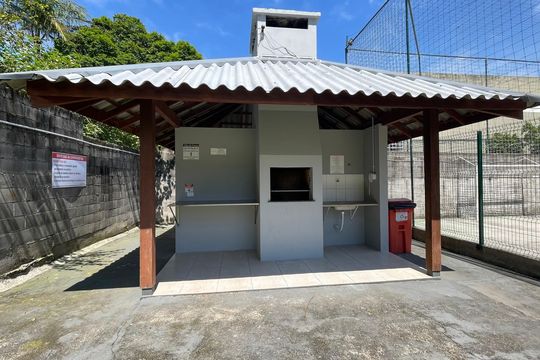 Área comum - Churrasqueira de apartamento para alugar com 2 quartos, 48m² em Bom Viver, São José
