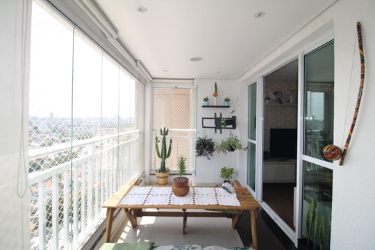 Varanda de apartamento à venda com 3 quartos, 81m² em Chora Menino, São Paulo