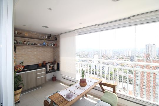 Varanda de apartamento à venda com 3 quartos, 81m² em Chora Menino, São Paulo