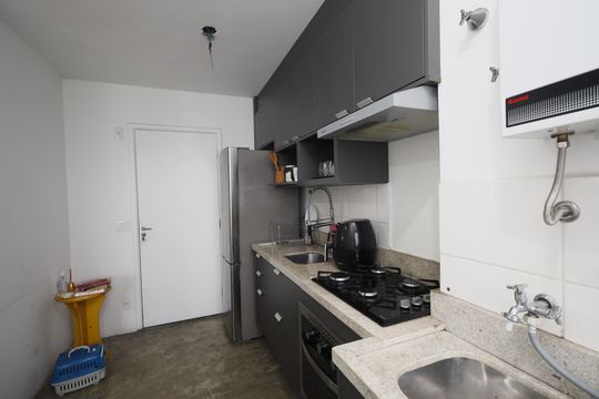 Cozinha - Armários de apartamento à venda com 2 quartos, 39m² em Parque Vitoria, São Paulo