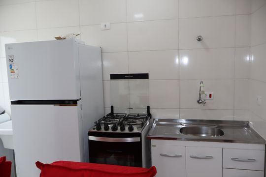 Cozinha de apartamento para alugar com 1 quarto, 35m² em Jardim Sao Jose (sao Mateus), São Paulo