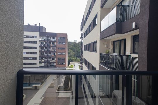 Varanda da Sala de apartamento para alugar com 2 quartos, 50m² em Campina do Siqueira, Curitiba