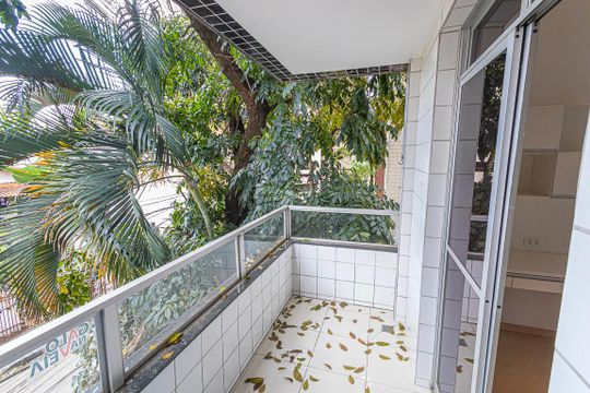 Varanda de apartamento para alugar com 3 quartos, 87m² em Liberdade, Belo Horizonte