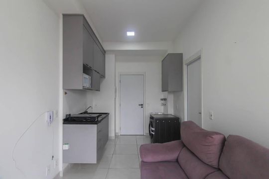 Sala/Cozinha de apartamento para alugar com 1 quarto, 34m² em Vila Prudente, São Paulo