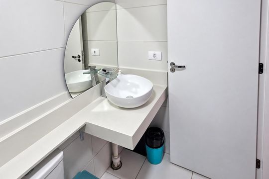 Banheiro da suíte de apartamento à venda com 1 quarto, 31m² em Parque da Vila Prudente, São Paulo