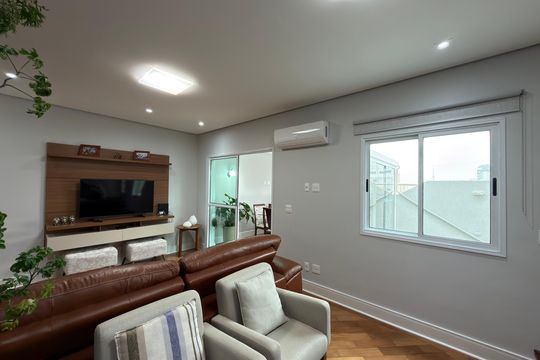 Sala  de apartamento à venda com 3 quartos, 145m² em Vila Dayse, São Bernardo do Campo