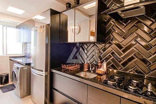 Cozinha de apartamento para alugar com 2 quartos, 99m² em Setor Bueno, Goiânia