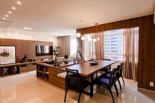 Sala de apartamento para alugar com 2 quartos, 99m² em Setor Bueno, Goiânia