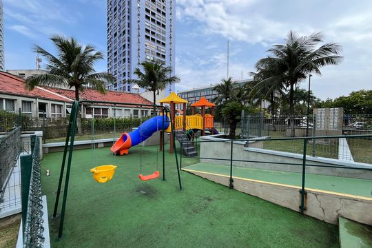 Área comum - Playground de apartamento para alugar com 1 quarto, 78m² em Barra da Tijuca, Rio de Janeiro