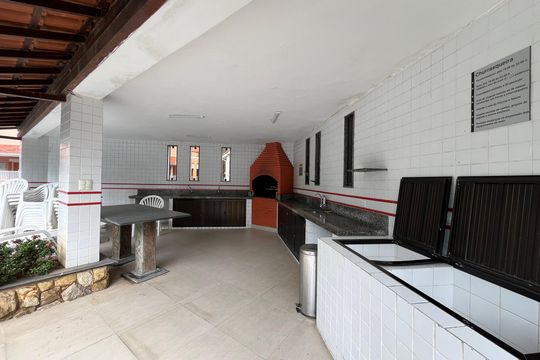 Área comum - Churrasqueira de apartamento para alugar com 1 quarto, 78m² em Barra da Tijuca, Rio de Janeiro