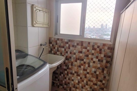 Área de serviço de apartamento à venda com 2 quartos, 58m² em Parque Novo Mundo, São Paulo