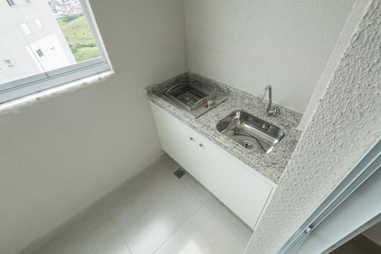 Varanda de apartamento para alugar com 3 quartos, 65m² em Conjunto Residencial Flamboyant, São José dos Campos