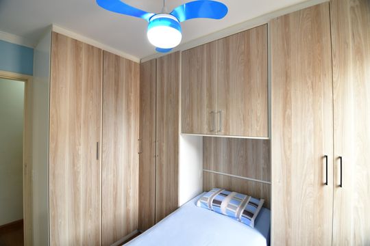 Quarto  de apartamento à venda com 2 quartos, 55m² em Bonfim, Campinas