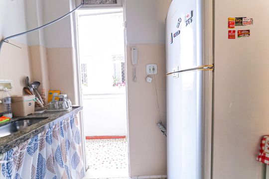 Cozinha de apartamento para alugar com 1 quarto, 60m² em Méier, Rio de Janeiro