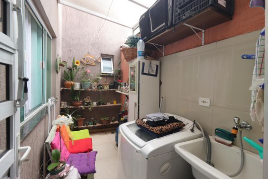 Área de Serviço de apartamento para alugar com 2 quartos, 50m² em Parque das Nações, Santo André