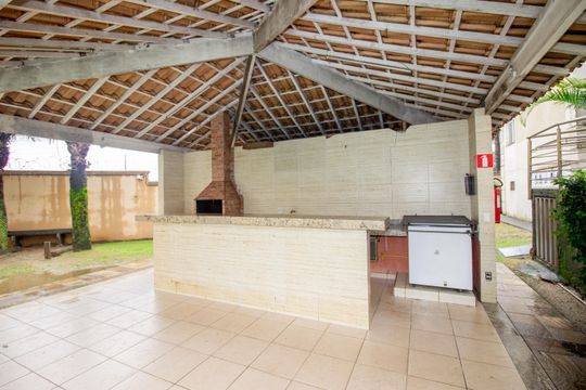 Área comum - Churrasqueira de apartamento para alugar com 2 quartos, 45m² em Fonte Grande, Contagem
