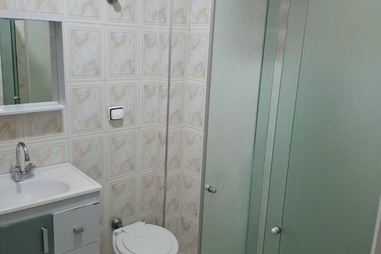 Banheiro de apartamento para alugar com 1 quarto, 57m² em Campos Elíseos, São Paulo