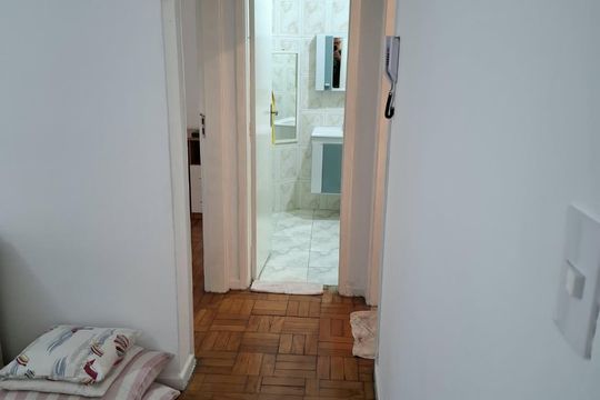 Corredor de apartamento para alugar com 1 quarto, 57m² em Campos Elíseos, São Paulo