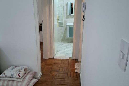 Corredor de apartamento para alugar com 1 quarto, 57m² em Campos Elíseos, São Paulo