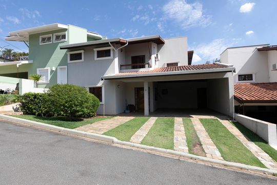 FACHADA DO IMÓVEL de casa de condomínio para alugar com 5 quartos, 280m² em Jardim das Paineiras, Campinas