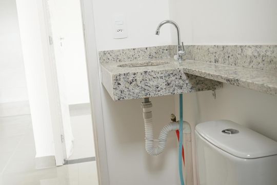 Banheiro de apartamento para alugar com 2 quartos, 47m² em Chácara Califórnia, São Paulo
