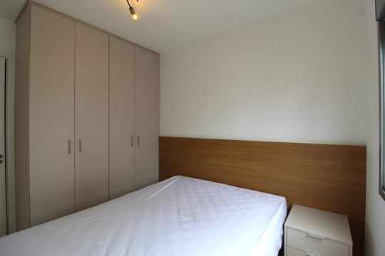 Quarto Suíte de apartamento para alugar com 1 quarto, 25m² em Vila Nova Conceição, São Paulo