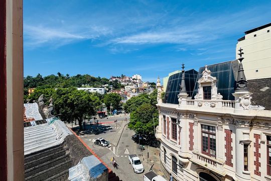 Vista Sala de apartamento para alugar com 2 quartos, 42m² em Catete, Rio de Janeiro