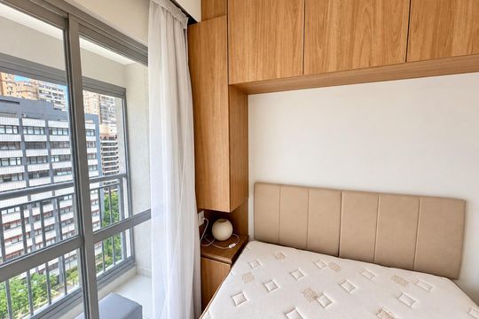 Studio de kitnet/studio para alugar com 1 quarto, 24m² em Brooklin, São Paulo