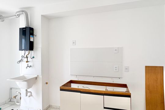 Cozinha e Área de Serviço de apartamento à venda com 2 quartos, 38m² em Jardim das Gracas, São Paulo