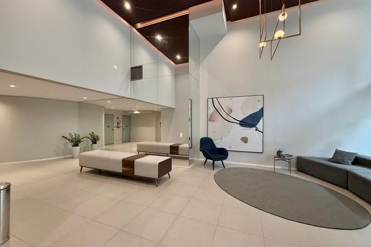 Hall Social Bloco  de kitnet/studio à venda com 1 quarto, 25m² em Jardim das Acacias, São Paulo