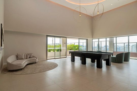 Salão de Jogos  de kitnet/studio à venda com 1 quarto, 25m² em Jardim das Acacias, São Paulo